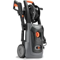 FUXTEC Nettoyeur haute pression FX-HDR1800 - 6m de tuyau haute pression | 130 bar | débit 420l/h | 1800W, | différents modèles de pulvérisation | accessoires inclus