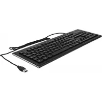 DeLOCK 12672 USB Tastatur kabelgebunden 1,5 m schwarz (Water-Drop)