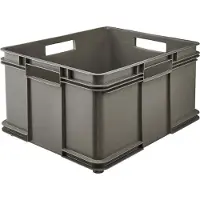 Keeeper 1539913800000 Boîte de rangement Euro-Box XXL "bruno eco", gris