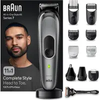 Braun All-in-One Style Kit AIO7440 447337 Batterie gr 8 accessoires Trousse de toilette (447337)