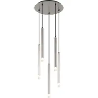 Globo Lighting Suspension design Ryan Nickel 5 lumières