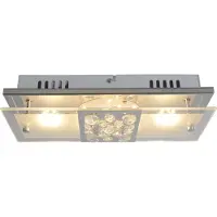 Näve - Plafonnier LED, Lettona, dimensions : l : 30cm ; l : 12cm ; h : 7,5cm ; 1230742