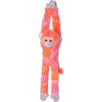 Wild republic - Peluche - Hanging Monkey - Singe Vibe Pink