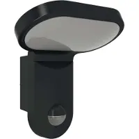 ESYLUX Lumière automatique LED 140Gr noire BWM - Plafonnier 1x20W AOLWL200OP1400830MDB