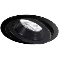 LEDS-C4 LED Downlight Spot encastré 6.4W Réglable Dako IP65 15-E104-05-CL Noir