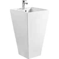 Mexen Pia lavabo à poser au sol 47 x 47 cm, blanc - 26104700