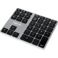 Logilink LogiLinkID0187 Pavé numérique Bluetooth V3.0, en aluminium, sans fil