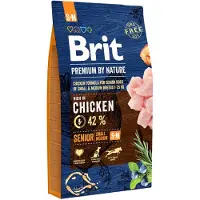Brit Premium By Nature Senior Small Medium S+M - Poulet pour chiens âgés de petites et moyennes races - 8 kg