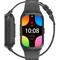 Forever Montre Connectée GPS (1,47", Touch) pour femmes/hommes et seniors (SOS). Tracker avec cardiofréquencemètre et podomètre pour Android/iOS.