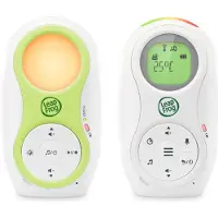 Leapfrog LF80 Moniteur audio pour bébé, technologie numérique, longue portée, capteur de température, fonction mémoire, indicateur de bruit, son apaisant, veilleuse, voix