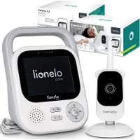 Lionelo Babyphone Babyline 3.2, caméra Full HD Wi-Fi, communication bidirectionnelle 1920x1080 px, portée 50 / 350m mode nuit, zoom 3x