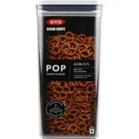 Oxo Boîte Rangement Pop 5,7 L Conservation Hermétique Facile Par Bouton-poussoir -