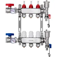 Vevor Collecteur de Chauffage Radiant 3 Branches