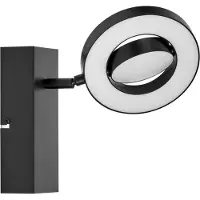 Ledvance DECOR SPOT SATURN, 11W, 215lm, noir, luminaire spot, têtes réglables, applications multiples, spot intérieur, réglage de la température de couleur à 3 niveaux, boîtier de haute qualité