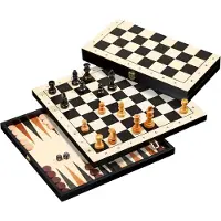 Philos Jeu d'échecs-backgammon-dame