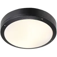 Nordlux Plafonnier Desi 28, noir, Ip44, 2X12W, 77646003