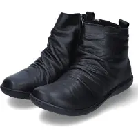 Andrea conti Bottines Femme Cuir lisse Noir Taille : 39