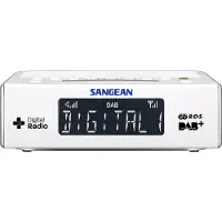 Sangean DCR89 Radio-réveil, FM, RDS, sortie casque, entrée ligne audio, DAB