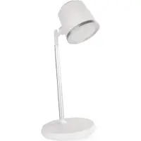 Emos LED Lampe de table rechargeable 4en1 ABBIE 6W, 300lm, batterie 1500mAh Li-Ion avec 33h d'autonomie, intensité variable, couleur de lumière réglable, câble USB de 1,3m, blanc, Z7636W