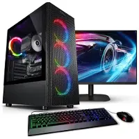 Kiebel.de PC Set mit 27 Zoll TFT Viper V AMD Ryzen 7 5700G, 32GB DDR4, AMD Vega Grafik, 1TB SSD, WLAN, Windows 11