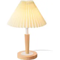 Lux.pro Lampe de table 'Sittingbourne' 1 x E14 blanc crème
