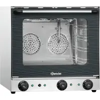 Bartscher Four à air chaud AT120 avec gril et humidification acier inoxydable