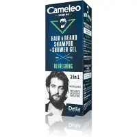 Cameleo For Men Gel douche et gel capillaire 2 en 1 Nettoyer et rafraîchir le corps Cheveux Peau douce Minimiser la transpiration Peau nourrie Cuir chevelu 150ml