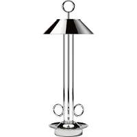 Sigor Lampe de table à accu "Nudiderot" 2,2W 820 (blanc chaud) + 827 (teinte chaude-extra) Chrome dimmable
