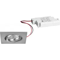 Brumberg Kit d'éclairage LED encastré 6W 3000K chrome