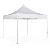 Oviala Tente pliante PRO+ 50MM en alu 3x3m blanc - PRO 50