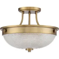 QUOIZEL Applique murale Elstead Mantle, douille E27, 2 lumières, en laiton patiné