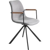 ANGEL CERDA SL Angel Cerdá chaise pivotante en tissu gris foncé 4105