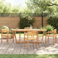 Prolenta Maison Exclusive - Table de jardin ovale 200 x 90 x 75 cm en bois massif d'acacia