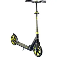 Globber muuwmi Aluminium Scooter Pro - trottinette, 215 mm, ABEC 7, enfants et adultes, GS-approuvé, réglable en hauteur, new lime