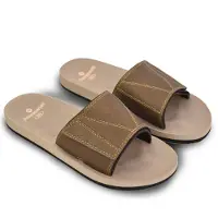 Brasileras Tongs Homme Antidérapantes confortables chaussures de plage/piscine/urbaines brun 42 EU -UBJAY