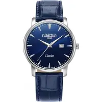 Roamer Montre pour homme 971856 41 45 05, bleu foncé, modèle classique pour les couples