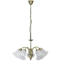 Rabalux Lustre classique 5 points E14 5x40W couleur marron 7375 Francesca