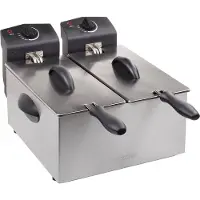 Tristar Friteuse inox 2x3l 2x1800w - Tristar - FR-6937 -