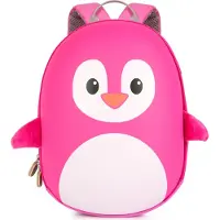 Click Europe Boppi - Sac à dos pour enfants- Pingouin (rose)