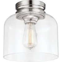 Elstead Lighting Plafonnier Elstead Hounslow E27, nickel poli