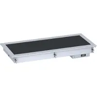 CombiSteel Plaque chauffante en céramique encastrable 4/1 - Noire