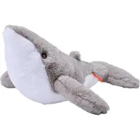 Wild republic Ecokins Humpback Whale Medium Plush Toy Gris