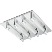 Eglo LED plafonnier Velarde 4 gris clair