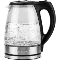 Clatronic Bouilloire électrique en verre 1,5L 2200W WKS 3744G