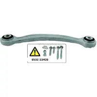 TRISCAN Suspension de roue à bras oblique avec palier en caoutchouc pour, entre autres, MB CLASSE E