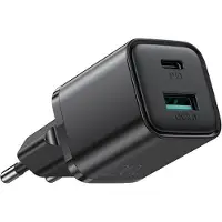 JOYROOM L-Qp207 Chargeur réseau à 2 ports Pd20W/Qc3.0 Noir