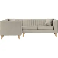Wintech Canapé d’angle gauche Mary-Velluto 2-like oak