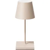 Sigor Lampe de bureau à batterie NUINDIE USB-C Mini 250 mm beige dune