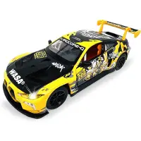 Jamara BMW M4 GT3 Diecast 1:24 jaune incl. piles bouton
