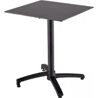 Oviala Table de terrasse 60 cm inclinable ardoise gris foncé - Opéra